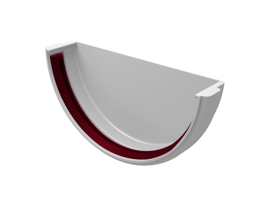 Заглушка желоба универсальная ПВХ Стандарт напрямую со склада завода в Челябинске. Гарантируем низкую цену! Заглушка желоба универсальная ПВХ Стандарт