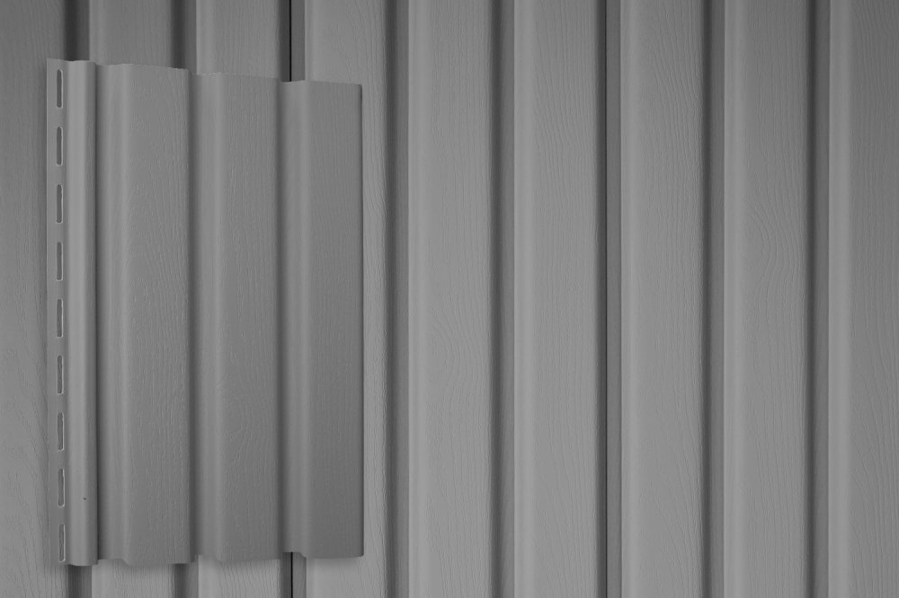 Сайдинг Рейка Grand Line Standart серый (3,0м)