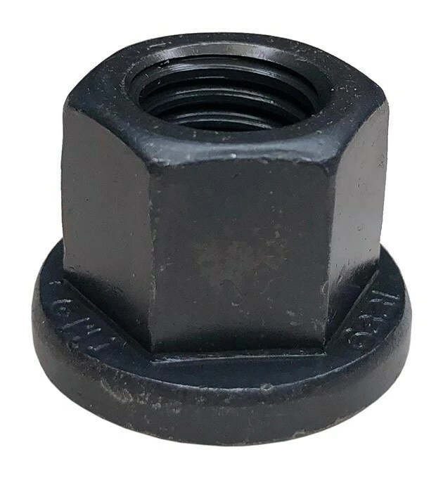 Высокая гайка DIN 6331 М6 с фланцем класс прочности 10