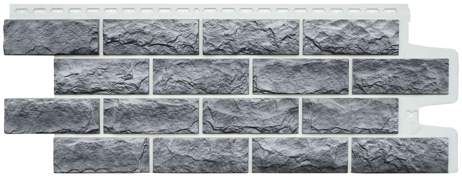 Фасадная панель Колотый камень ЭЛИТ напрямую со склада завода в Челябинске. Гарантируем низкую цену! Фасадная панель Колотый камень ЭЛИТ