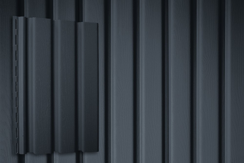 Сайдинг Рейка Grand Line Acryl графит (3,0м)