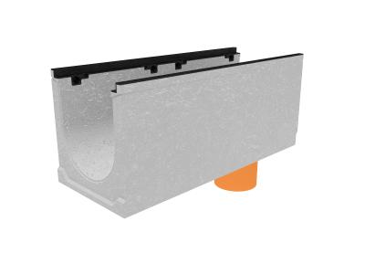 Лоток водоотводный бетонный коробчатый (СО-300мм), с чугунной насадкой, с водосливом КUв 100.39,9 (30).42(35) - BGZ-S, № 5-0 напрямую со склада завода в Челябинске. Гарантируем низкую цену! Лоток водоотводный бетонный коробчатый (СО-300мм), с чугунной насадкой, с водосливом КUв 100.39,9 (30).42(35) - BGZ-S, № 5-0