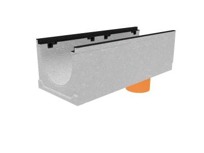 Лоток водоотводный бетонный коробчатый (СО-300мм), с чугунной насадкой, с водосливом КUв 100.39,9 (30).32(25) - BGZ-S, № -15-0 напрямую со склада завода в Челябинске. Гарантируем низкую цену! Лоток водоотводный бетонный коробчатый (СО-300мм), с чугунной насадкой, с водосливом КUв 100.39,9 (30).32(25) - BGZ-S, № -15-0