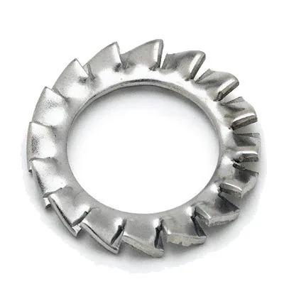 Шайба DIN 6798V стопорная вогнутая с упругими внешними зубцами М5 напрямую со склада завода в Челябинске. Гарантируем низкую цену! Шайба DIN 6798V стопорная вогнутая с упругими внешними зубцами М5