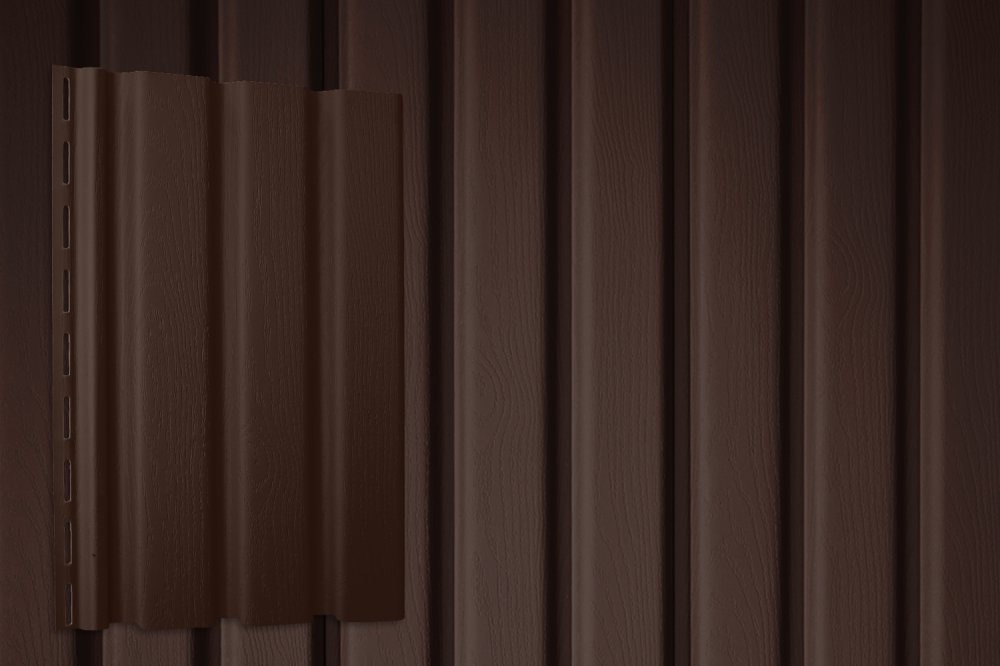 Сайдинг Рейка Grand Line Acryl темный дуб (3,0м)