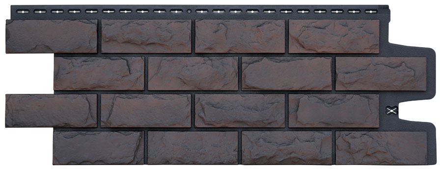 Фасадная панель Колотый камень ЭЛИТ напрямую со склада завода в Челябинске. Гарантируем низкую цену! Фасадная панель Колотый камень ЭЛИТ