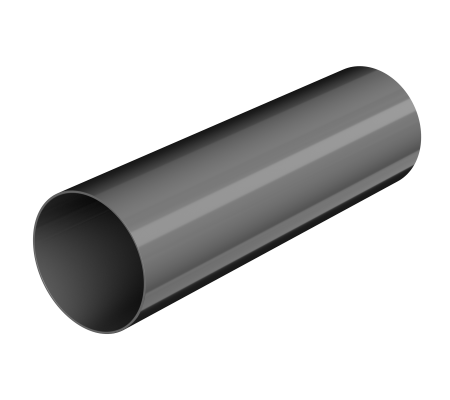 ТН ОПТИМА 120/80 мм, водосточная труба пластиковая (3 м)