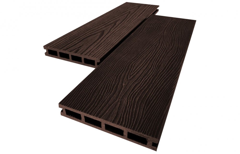 Террасная доска AIWOOD (текстура дерева) Венге, Антрацит, Орех, Серый 22×140