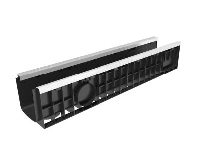 Лоток водоотводный Gidrolica Standart Plus ЛВ-15.19,6.18,5 - пластиковый (усиленный) напрямую со склада завода в Челябинске. Гарантируем низкую цену! Лоток водоотводный Gidrolica Standart Plus ЛВ-15.19,6.18,5 - пластиковый (усиленный)