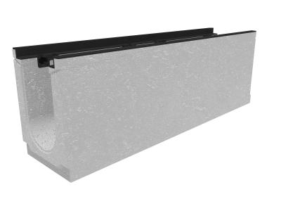 Лоток водоотводный бетонный коробчатый (СО-150мм), с чугунной насадкой, с уклоном 0,5% КUу 100.24,8 (15).34(27,5)-BGZ-S, № 20