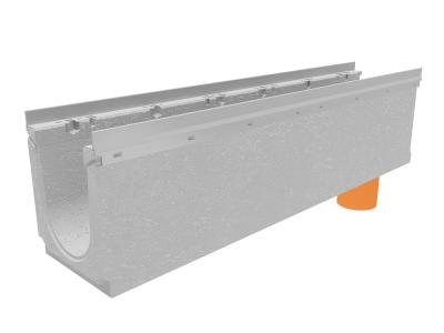 Лоток водоотводный бетонный коробчатый (СО-150мм), с оцинкованной насадкой, с водосливом КUв 100.21,3 (15).26,5(22,5)-BGU-Z, № 10-0 напрямую со склада завода в Челябинске. Гарантируем низкую цену! Лоток водоотводный бетонный коробчатый (СО-150мм), с оцинкованной насадкой, с водосливом КUв 100.21,3 (15).26,5(22,5)-BGU-Z, № 10-0