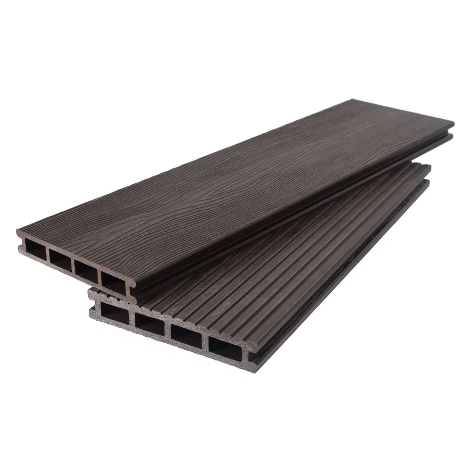 Террасная доска AIWOOD 140*22 брашированная двусторонняя (текстура 3D-3Dт) пр-во Россия. Венге Террасная доска AIWOOD 140*22 брашированная двусторонняя (текстура 3D-3Dт) пр-во Россия. Венге