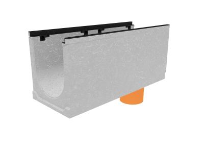 Лоток водоотводный бетонный коробчатый (СО-300мм), с чугунной насадкой, с водосливом КUв 100.39,9 (30).44,5(37,5) - BGZ-S, № 10-0 напрямую со склада завода в Челябинске. Гарантируем низкую цену! Лоток водоотводный бетонный коробчатый (СО-300мм), с чугунной насадкой, с водосливом КUв 100.39,9 (30).44,5(37,5) - BGZ-S, № 10-0