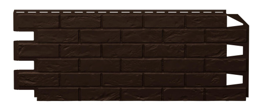 Фасадная панель Vilo Classic Brick Dark Brown