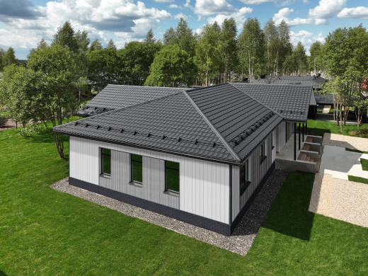 Сайдинг Рейка Grand Line Standart серый (3,0м)