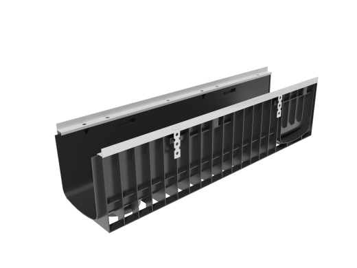 Лоток Gidrolica Super, h253, DN200, E600 напрямую со склада завода в Челябинске. Гарантируем низкую цену! Лоток Gidrolica Super, h253, DN200, E600