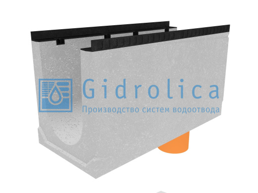 Лоток водоотводный бетонный коробчатый (СО-300мм), с водосливом КUв 100.44(30).55(48) - BGМ, № 20-0 напрямую со склада завода в Челябинске. Гарантируем низкую цену! Лоток водоотводный бетонный коробчатый (СО-300мм), с водосливом КUв 100.44(30).55(48) - BGМ, № 20-0