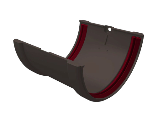 Соединитель желобов ПВХ Стандарт напрямую со склада завода в Челябинске. Гарантируем низкую цену! Соединитель желобов ПВХ Стандарт