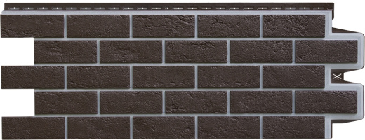 Фасадная панель Состаренный кирпич Премиум
