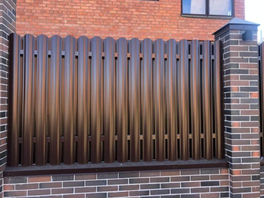 Штакетник Полукруглый 100мм напрямую со склада завода в Челябинске. Гарантируем низкую цену! Штакетник Полукруглый 100мм