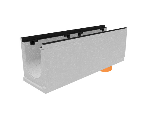 Лоток водоотводный бетонный коробчатый (СО-200мм), с чугунной насадкой, с водосливом КUв 100.29,8 (20).34,5(27,5) - BGZ-S, № 10-0 напрямую со склада завода в Челябинске. Гарантируем низкую цену! Лоток водоотводный бетонный коробчатый (СО-200мм), с чугунной насадкой, с водосливом КUв 100.29,8 (20).34,5(27,5) - BGZ-S, № 10-0