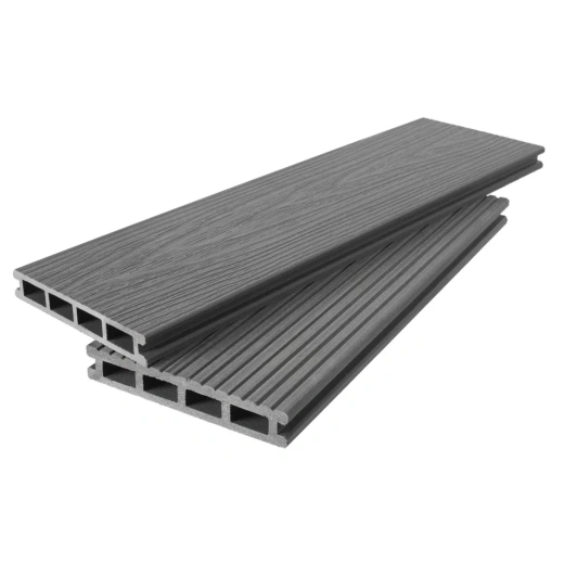 Террасная доска AIWOOD 140*22 брашированная двусторонняя (текстура 3D-3Dт) пр-во Россия. Серый Террасная доска AIWOOD 140*22 брашированная двусторонняя (текстура 3D-3Dт) пр-во Россия. Серый