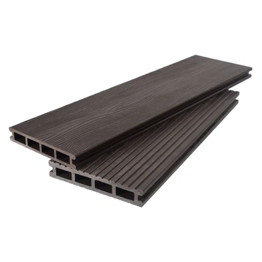 Террасная доска AIWOOD 140*22 брашированная двусторонняя (текстура 3D-3Dт) пр-во Россия. Венге Террасная доска AIWOOD 140*22 брашированная двусторонняя (текстура 3D-3Dт) пр-во Россия. Венге