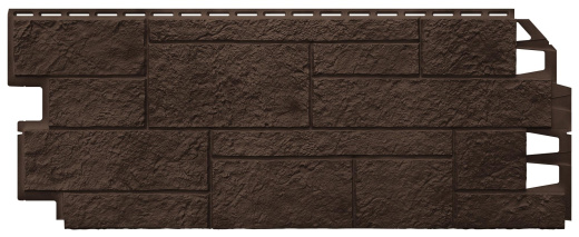 Фасадная панель Vilo Sandstone Dark Brown напрямую со склада завода в Челябинске. Гарантируем низкую цену! Фасадная панель Vilo Sandstone Dark Brown