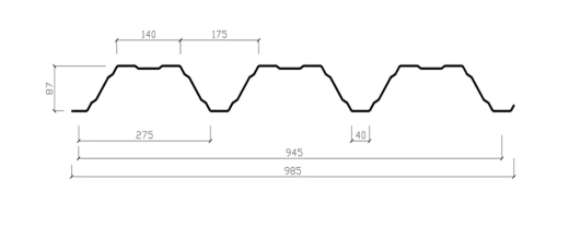 Профнастил СТ 90-945